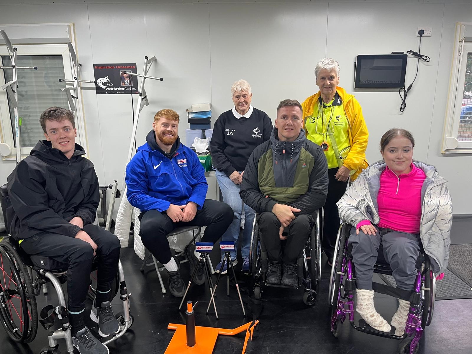 Axis Foundation funds new timing gates and training sleds for Weir Archer Academy